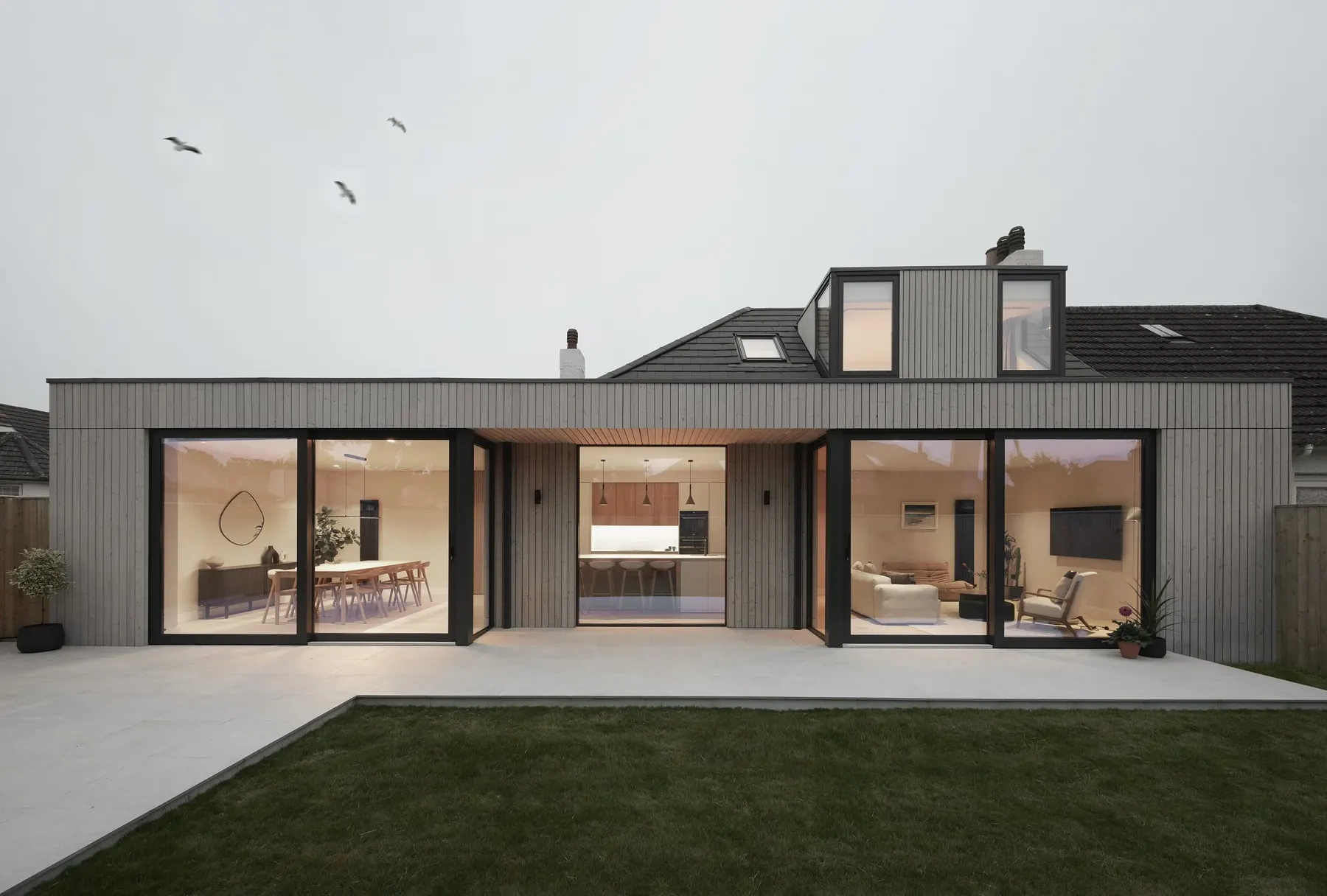Timber-clad house at Elie, Fife